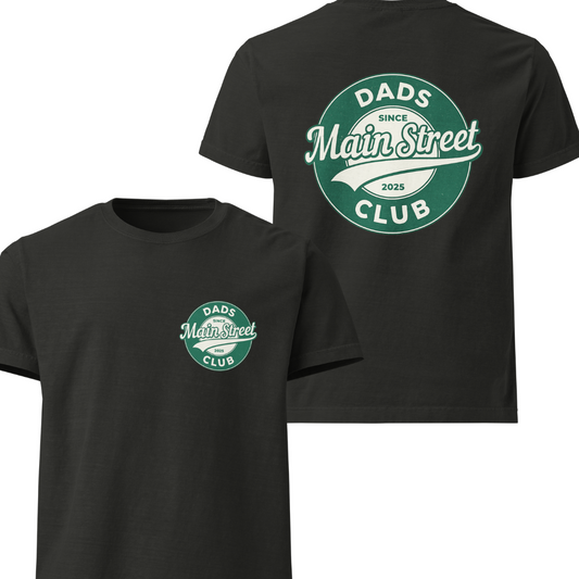 Dad Club Crest Logo Vintage Oversized Tee