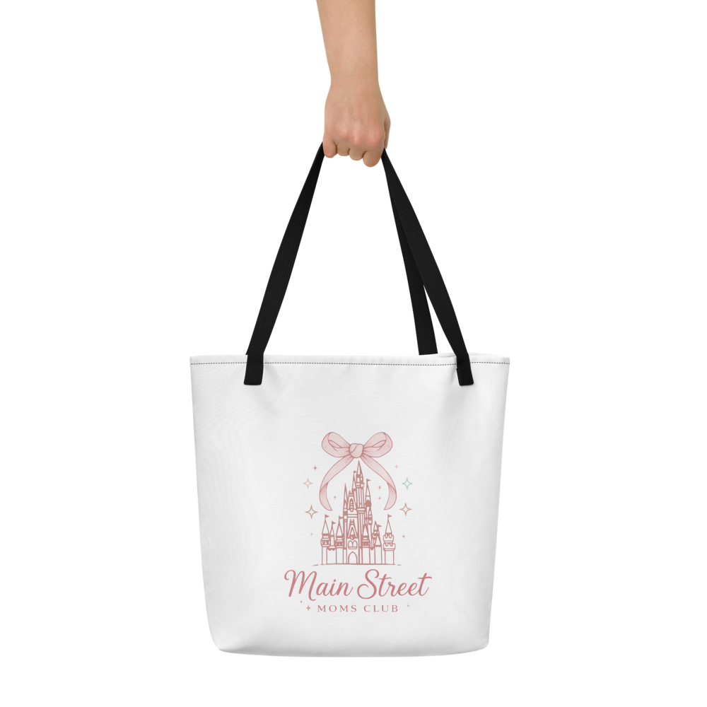 Main Street Moms Club Large Tote Bag