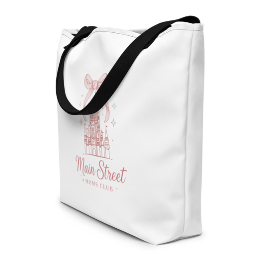 Main Street Moms Club Large Tote Bag